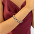 Bracelet "Vorteks (Nightfall)" with Preciosa™ crystals