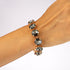Bracelet "Vorteks (Nightfall)" with Preciosa™ crystals