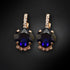 Earrings "Crete (Dark Indigo)" with Preciosa™ crystals