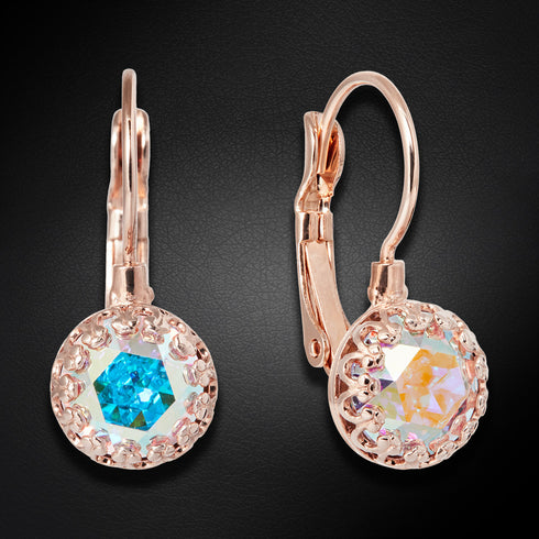 Earrings "Vintage (Aurora Borealis)" with Preciosa™ crystals