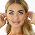 Silver Earrings "Crystal Drop (Aqua Bohemica)" with Preciosa™ Crystals