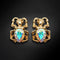 Earrings "Scarab (Aurore Boreale)" with Preciosa™ crystals