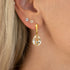 Silver set "Crystal Drop (Honey)" with Preciosa™ crystals