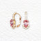 Earrings "Leonora II (Light Pink)" with Preciosa™ crystals