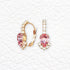 Earrings "Leonora II (Light Pink)" with Preciosa™ crystals