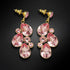 Auskarai „Fillori Burvība (Šviesiai Rožinė)“ su Preciosa™ kristalais