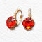 Earrings "Crete (Light Siam)" with Preciosa™ crystals