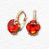 Earrings "Crete (Light Siam)" with Preciosa™ crystals