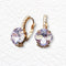 Earrings "Crete (Violet)" with Preciosa™ crystals