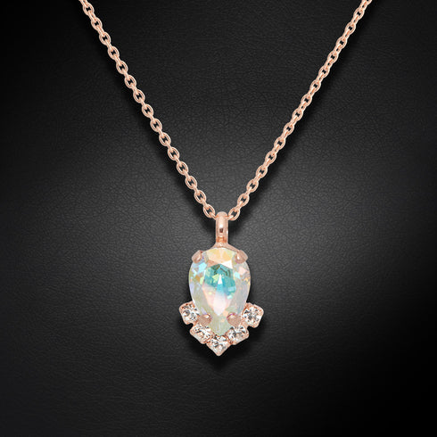 Set "Leonora II (Aurora Borealis)" with Preciosa™ crystals