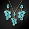 Set "Amber II (Aqua Bohemica)" with Preciosa™ crystals