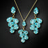 Set "Amber II (Aqua Bohemica)" with Preciosa™ crystals