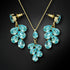 Set "Amber II (Aqua Bohemica)" with Preciosa™ crystals