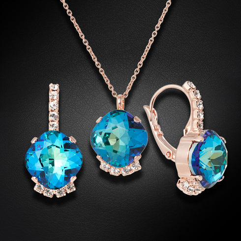 Komplektas "Kreta (Bermuda Blue)" su Preciosa™ kristalais