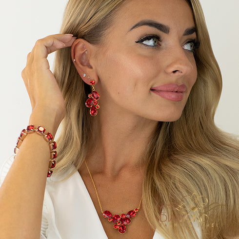 Komplekts "Fillori Burvība (Light Siam)" su Preciosa™ kristalais