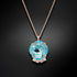 Pendant "Crete (Aqua Bohemica)" with Preciosa™ crystals