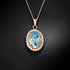 Pendant "Sun Illusion (Aqua Bohemica)" with Preciosa™ crystals
