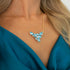 Pendant "Fillori Magic (Aqua Bohemica)" with Preciosa™ crystals