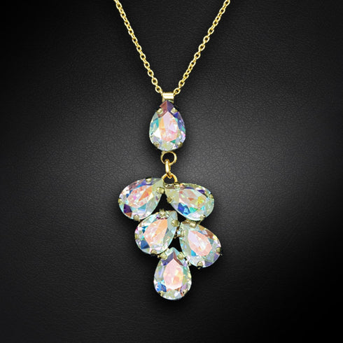 Pakabukas "Amber II (Aurore Boreale)" su Preciosa™ kristalais