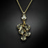 Pendant "Amber II (Black DIamond)" with Preciosa™ crystals