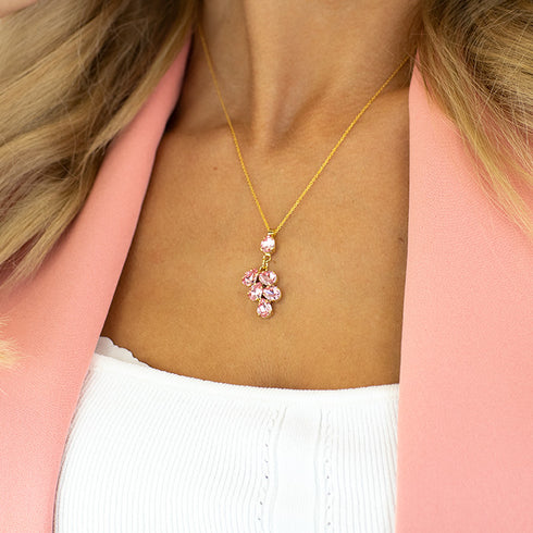 Set "Amber II (Light Rose)" with Preciosa™ crystals