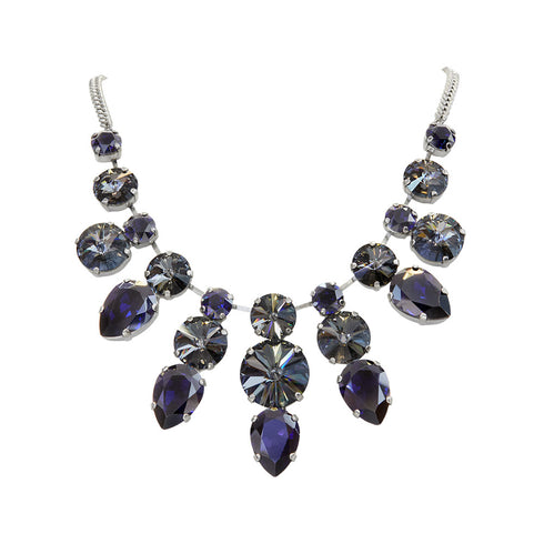 Wedding Necklace "Arline" with Preciosa™ Crystals