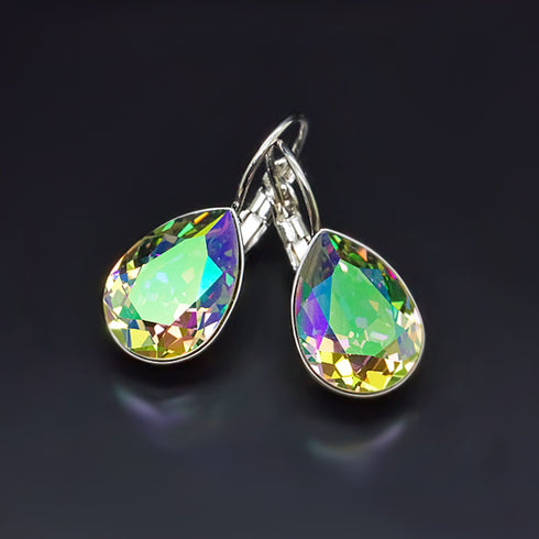 Auskari "Kristāla Lāse (Paradise Shine)" ar Swarovski™ kristāliem