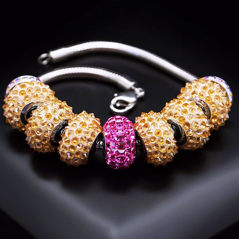 Bracelet "BeCharmed Pavé IV" with Swarovski™ pearls
