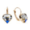 Earrings "Lučija (Bermuda Blue)" with Swarovski™ crystals