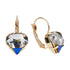 Earrings "Lučija (Bermuda Blue)" with Swarovski™ crystals
