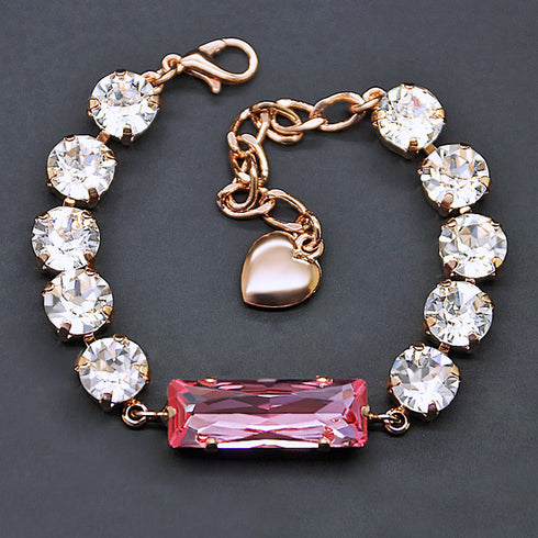 Aproce "Venera (Rose)" ar Swarovski™ kristāliem