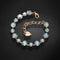 Bracelet "Classic IV (Light Sapphire Shimmer)" with Swarovski™ crystals