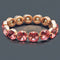Bracelet "Dazzling Glow (Rose Peach)" with Swarovski™ crystals