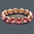 Bracelet "Dazzling Glow (Rose Peach)" with Swarovski™ crystals
