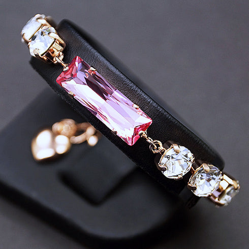 Aproce "Venera (Rose)" ar Swarovski™ kristāliem