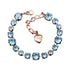 Apyrankė "Klasika II (Aquamarine Blue)" su Swarovski™ kristalais