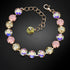Aproce "Klasika II (Aurore Boreale / Rose Water Opal / Golden Shadow)" ar Swarovski™ kristāliem