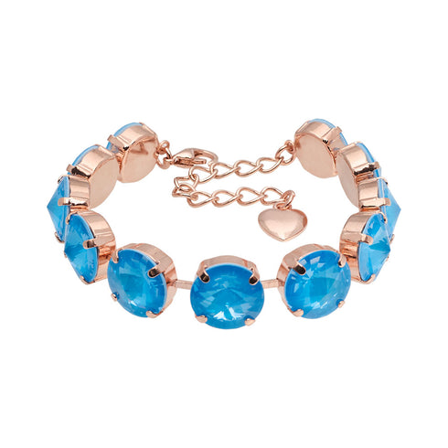 Aproce "Vorteks (Electric Blue Ignite)" ar Swarovski™ kristāliem