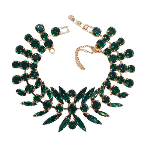 Aproce "Kristāla Kārdinājums (Emerald)" ar Preciosa kristāliem