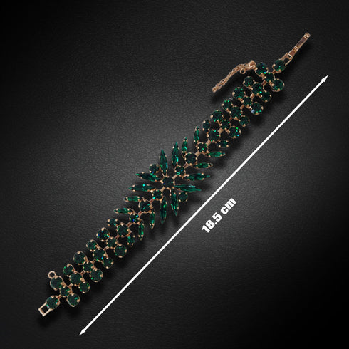 Aproce "Kristāla Kārdinājums (Emerald)" ar Preciosa kristāliem