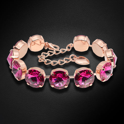 Aproce "Vorteks (Fuchsia)" ar Swarovski™ kristāliem