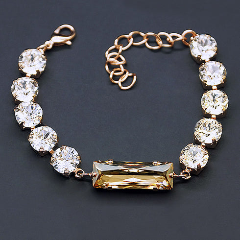 Aproce "Venera (Golden Shadow)" ar Swarovski™ kristāliem