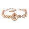 Aproce "Debesu Piliens (Golden Shadow / Light Topaz Shimmer)" ar Swarovski™ kristāliem