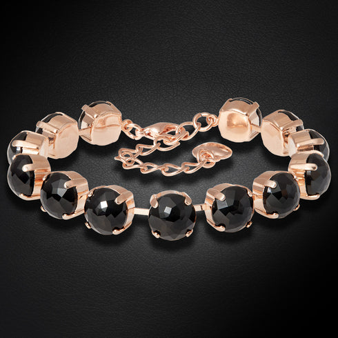 Apyrankė "Edems (Jet)" su Swarovski™ kristalais