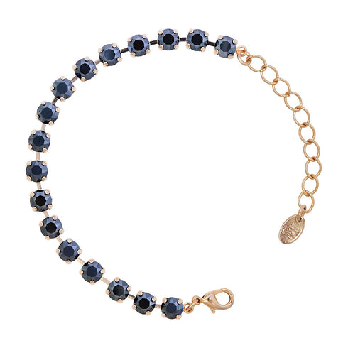 Aproce "Klasika III (Jet Hematite)" ar Swarovski™ kristāliem