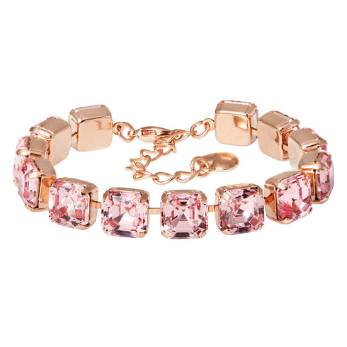 Apyrankė "Imperial (Šviesiai Rožinė)" su Swarovski™ kristalais