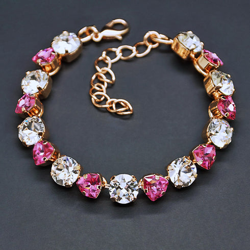 Aproce "Romantisks Maigums II (Rose)" ar Swarovski™ kristāliem