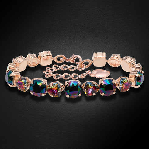 Aproce "Romantisks Maigums II (Volcano / Rainbow Dark)"" ar Swarovski™ kristāliem