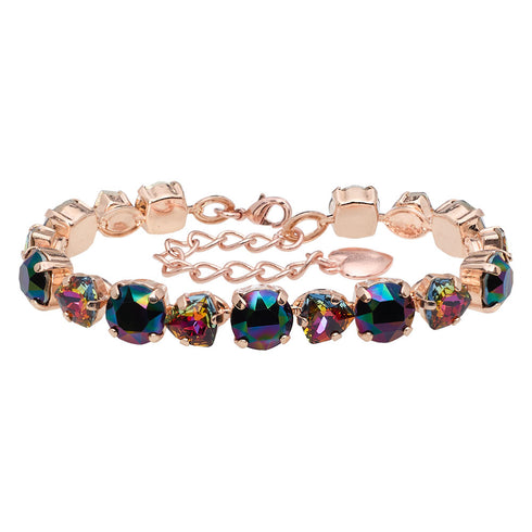 Aproce "Romantisks Maigums II (Volcano / Rainbow Dark)"" ar Swarovski™ kristāliem