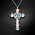 Pendant "For You (Aquamarine)" with Swarovski™ crystals